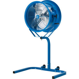 Global Industrial 293140 Global Industrial™ 14" High Velocity Fan, Pedestal Stroller Mount, 6,800 CFM, 1/3 HP, 115V image.