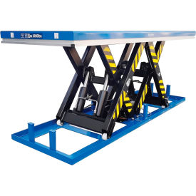 Global Industrial 293226 Global Industrial™ Power Parallel Double Scissor Lift Table, 98" x 33", 8800 Lb. Capacity image.