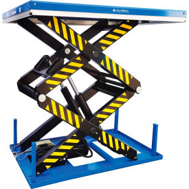 Global Industrial 293229 Global Industrial™ Power Double Scissor Lift Table, 67" x 47", 8800 Lb. Cap, 80" Raised Height image.