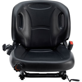 Global Industrial™ UniversalErgonomic Forklift Seat with Suspension & Adjustable Curved Back