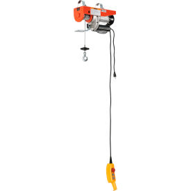 Global Industrial 298642 Global Industrial™ Electric Cable Hoist, 1500 Lb. Capacity image.