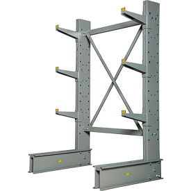 Global Industrial 298900 Global Industrial™ Single Sided Cantilever Rack Starter, Heavy Duty, 2" Lip, 48"W x 37"D x 96"H image.