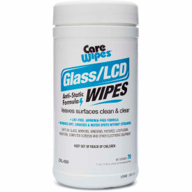 2 Xl Corporation 2XL-600 2XL CareWipes Glass/LCD Anti-Static Wipes, 70 Wipes/Can, 6 Cans/Case - 2XL-600 image.