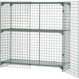Global Industrial Wire Mesh Security Cage Locker, 36
