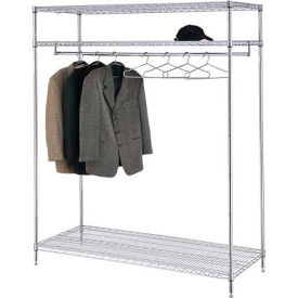 Free Standing Clothes Rack - 3-Shelf - 60