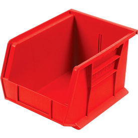 Akro-Mils 30239 RED Akro-Mils® AkroBin® Plastic Stack & Hang Bin, 8-1/4"W x 10-3/4"D x 7"H, Red image.