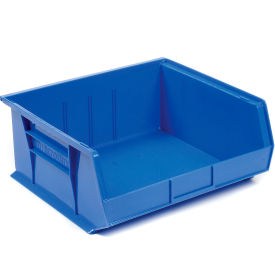 Akro-Mils 30250 BLUE Akro-Mils® AkroBin® Plastic Stack & Hang Bin, 16-1/2"W x 14-3/4"D x 7"H, Blue image.