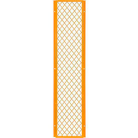 Global Industrial 184900 Global Industrial™ Machinery Wire Fence Partition Panel, 1W, Yellow image.