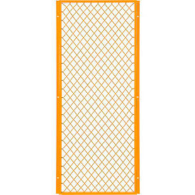 Global Industrial 184901 Global Industrial™ Machinery Wire Fence Partition Panel, 2W, Yellow image.