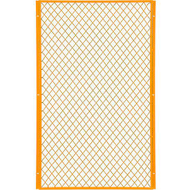Global Industrial 184902 Global Industrial™ Machinery Wire Fence Partition Panel, 3W, Yellow image.