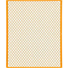 Global Industrial 184903 Global Industrial™ Machinery Wire Fence Partition Panel, 4W, Yellow image.