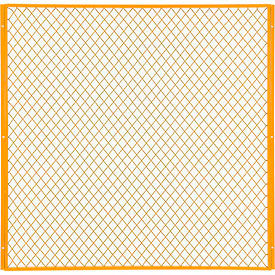 Global Industrial 184904 Global Industrial™ Machinery Wire Fence Partition Panel, 5W, Yellow image.