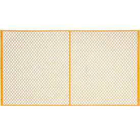 Global Industrial 184908 Global Industrial™ Machinery Wire Fence Partition Panel, 9W, Yellow image.