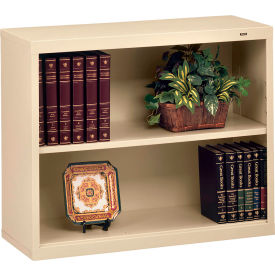 Tennsco Corp B-30-CPY Welded Steel Bookcase 28"H - Putty image.