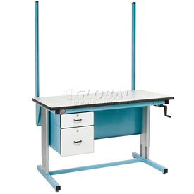 Pro Line UR60-L14 Pro-Line Steel Workbench Uprights, Blue image.