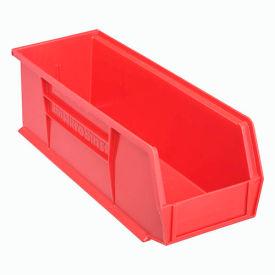 Akro-Mils 30234 RED Akro-Mils® AkroBin® Plastic Stack & Hang Bin, 5-1/2"W x 14-3/4"D x 5"H, Red image.
