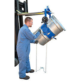 Vestil Manufacturing DCT-75 Adjustable Tilt Drum Dumper DCT-75 for 55 Gallon Steel Drum image.
