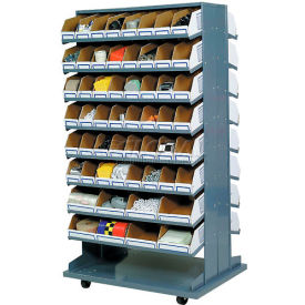Global Industrial 235216 Global Industrial™ Mobile Double Sided Bin Rack Without Bins image.