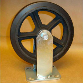 Global Industrial 238502 Rubber Casters 8" x 2" for Global Industrial™ Self-Dumping & Low Profile Hoppers image.