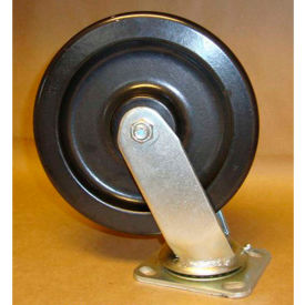 Global Industrial 238504 Plastic Casters 8" x 2" for Global Industrial™ Self-Dumping & Low Profile Hoppers image.