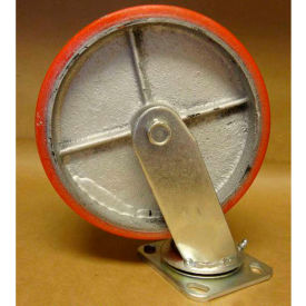 Global Industrial 238506 Polyurethane Casters 8 x 2 for Global Industrial™ Self-Dumping & Low Profile Hoppers image.
