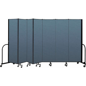 Screenflex Portable Room Divider 7 Panel, 6'8