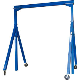 Adjustable Height Steel Gantry Crane, 10'W x 7'7