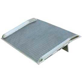 Vestil Manufacturing BTA-10006036 Aluminum Dock Board with Aluminum Curbs BTA-10006036 60x36 10,000 Lb. Cap image.