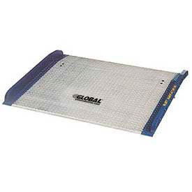 Global Industrial 244150 Global Industrial™ Aluminum Dock Board w/Steel Curbs, 60"W x 48"L, 15,000 Lb. Cap. image.