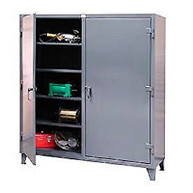 Strong Hold Products 46-DS-248 Strong Hold® Heavy Duty Double Shift Storage Cabinet 46-DS-248 - 48x24x78 image.