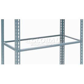 Global Industrial 254457 Global Industrial™ Additional Shelf, Single Rivet, No Deck, 48"W x 18"D, Gray image.