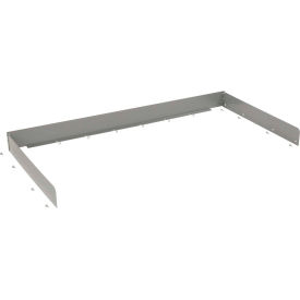 Global Industrial 254714 Global Industrial™ Back and End Stops For Workbench Top - 48"W x 30"D x 3"H - Gray image.