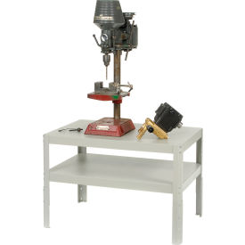 Global Industrial 254842 Global Industrial™ Machine Stand, Steel Square Edge, 24"W x 18"D x 30-36"H image.