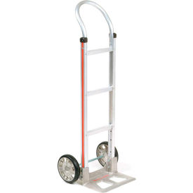 Global Industrial 277008 Magliner® Aluminum Hand Truck Curved Handle Mold-On Rubber Wheels image.