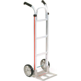Global Industrial 277020 Magliner® Aluminum Hand Truck Double Handle Mold-On Wheels image.
