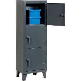 StrongHold 3-Tier 3 Door Personnel Locker, 22 StrongHold 3-Tier 3 Door Personnel Locker, 22
