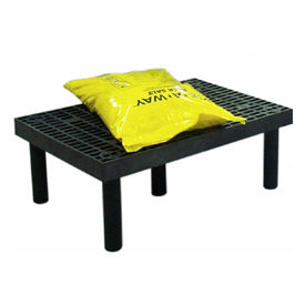 Spc Industrial Structural Plastics Corp. D3624 Plastic Dunnage Rack with Vented Top 36"W x 24"D x 12"H image.