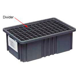 Quantum Storage Systems DL92035CO Quantum Conductive Dividable Grid Container Long Divider - DL92035CO, Sold Pack Of 6 image.