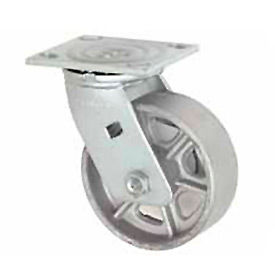 Casters, Wheels & Industrial Handling 1406-4 Faultless Swivel Plate Caster 1406-4 4" Steel Wheel image.