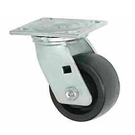 Casters, Wheels & Industrial Handling 1465W-5 Faultless Swivel Plate Caster 1465W-5 5" Thermoplastic Wheel image.