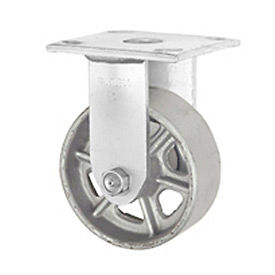 Casters, Wheels & Industrial Handling 3406-6 Faultless Rigid Plate Caster 3406-6 6" Steel Wheel image.