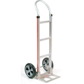 Global Industrial 334532 Magliner® Aluminum Hand Truck Curved Handle Balloon Wheels image.