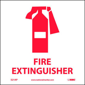 Graphic Facility Signs - Fire Extinguisher - Vinyl 4x4