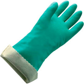 MAPA GLOVES C/O RCP 493429 Flock Lined Large Nitrile Gloves - 22 Mil Size 9 - 1 Pair image.