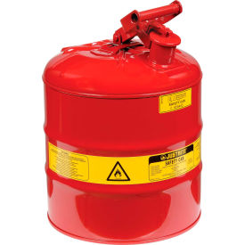 JUSTRITE SAFETY GROUP 7150100 Safety Can Type I - Five Gallon Galvanized Steel, 7150100 image.