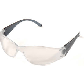 Erb Industries Inc 15281 ERB™ Boas Safety Glasses, Gray Frame, Clear Lens image.