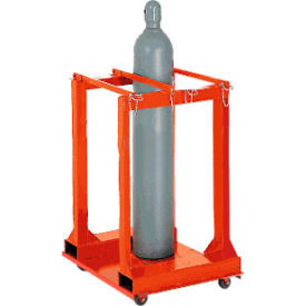 Modern Equipment (MECO) CP4-C Global Industrial™ Mobile Forkliftable Storage Caddy w/ Casters, 4 Cylinders Capacity image.