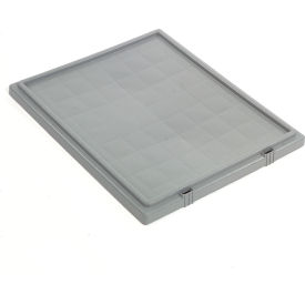 Akro-Mils 35231GREY Akro-Mils Lid 35231 For Nest & Stack Tote 35225, 35230, Gray image.