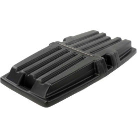 Rubbermaid Commercial Products FG131700BLA Rubbermaid® Hinged Lid For 1 Cu. Yd. Tilt Truck, Black image.