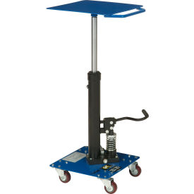 Global Industrial 501098 Global Industrial™ Work Positioning Post Lift Table Foot Control 200 Lb. Cap. 16x16 Platform image.